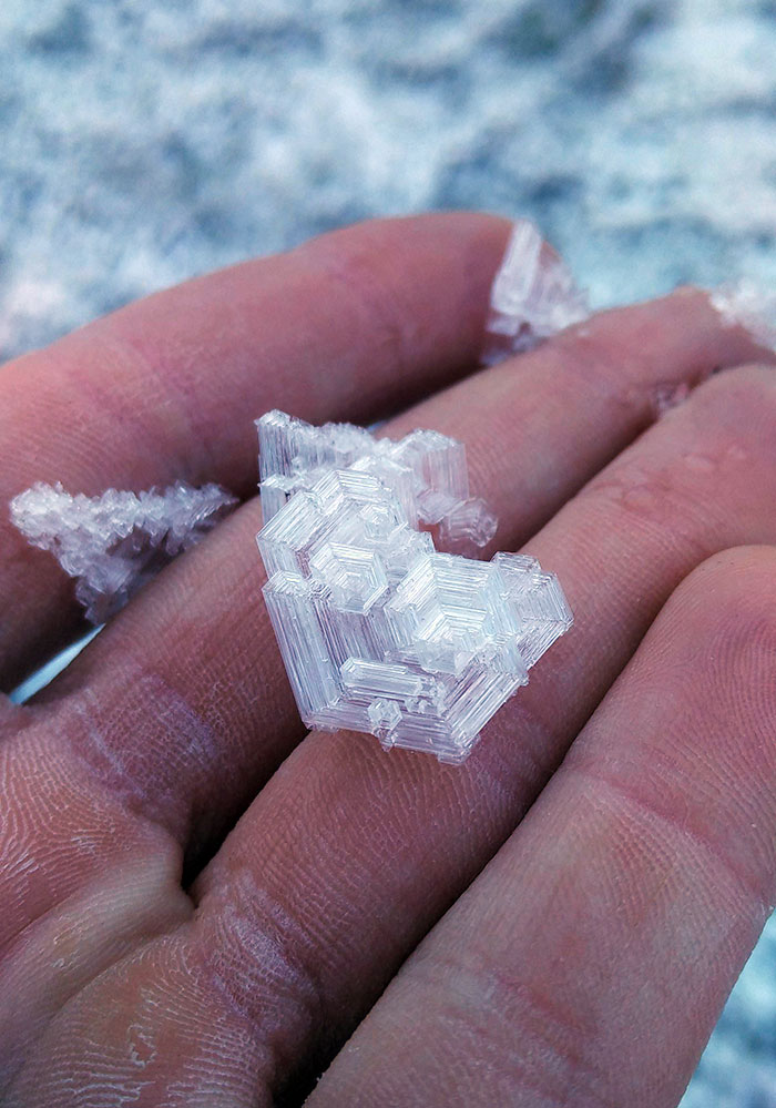 Large Ice Crystals In Switzerland