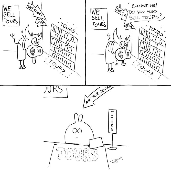 The Tourbunny - 15 Relatable Comics About Encounters With Horrible Tourists