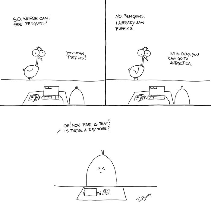 The Tourbunny - 15 Relatable Comics About Encounters With Horrible Tourists