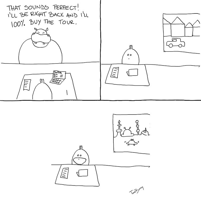 The Tourbunny - 15 Relatable Comics About Encounters With Horrible Tourists