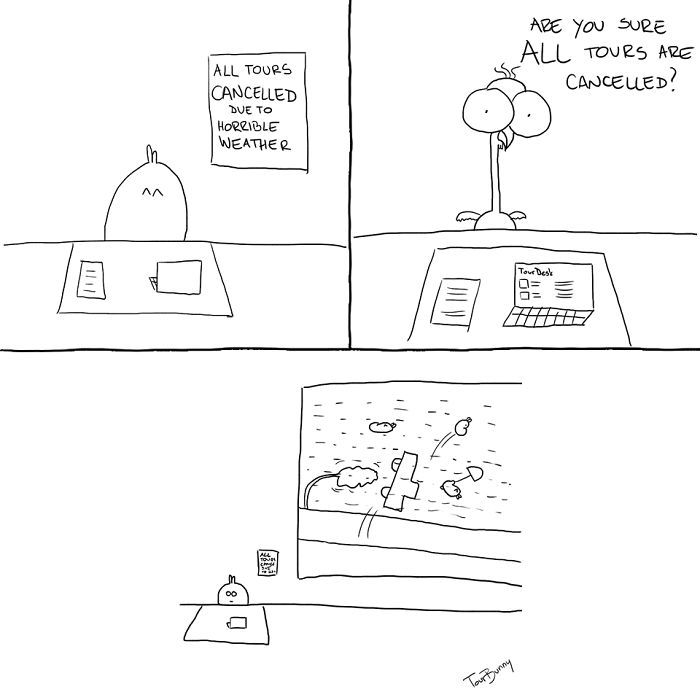 The Tourbunny - 15 Relatable Comics About Encounters With Horrible Tourists