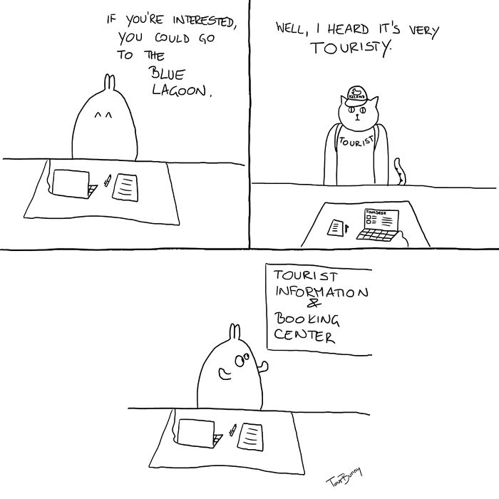 The Tourbunny - 15 Relatable Comics About Encounters With Horrible Tourists