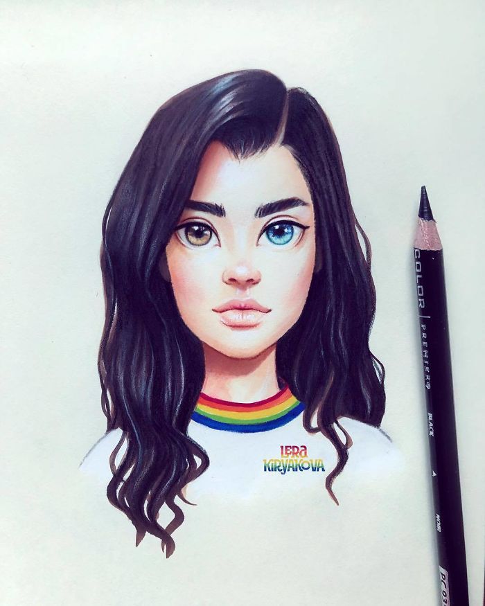 Russian Artist Draws The Cutest Cartoon Versions Of Famous People (36 New  Pics)