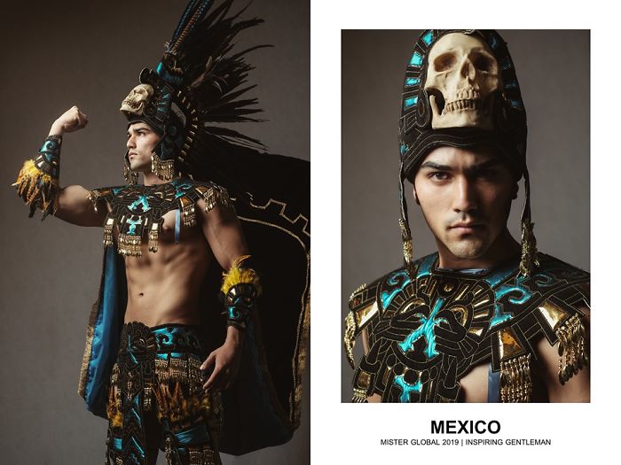 Mister Global Contestants Dress In Their National Costumes And Look Like Video Game Bosses