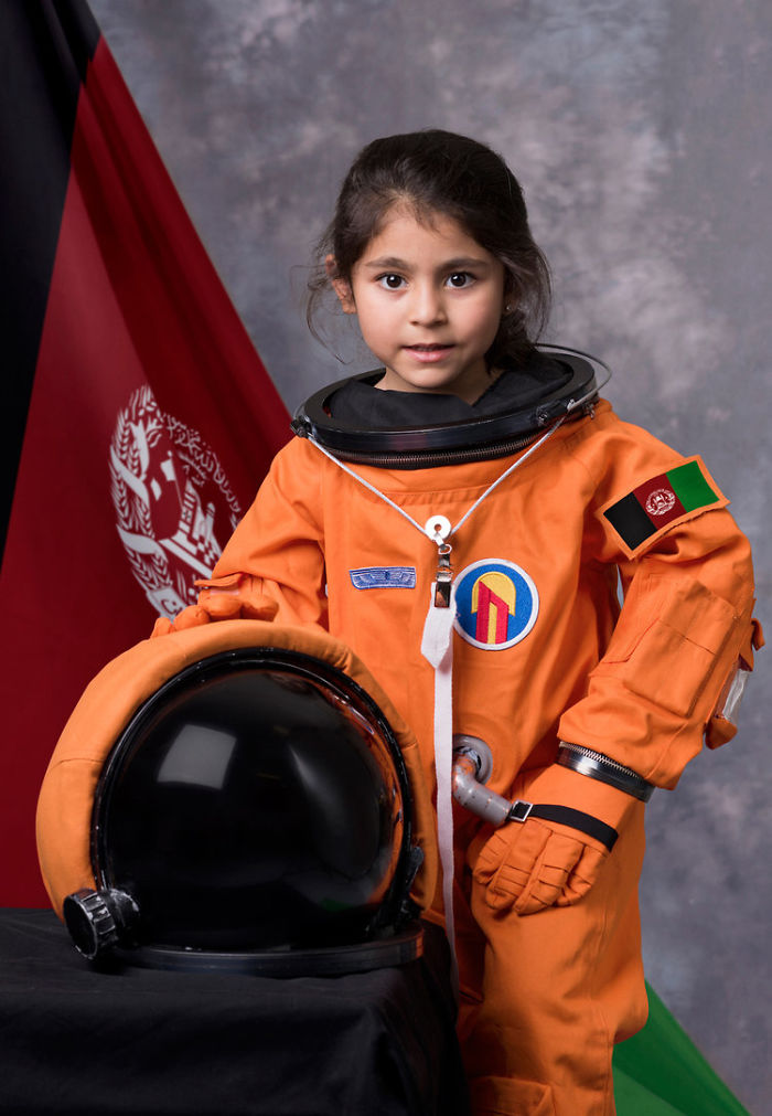 Kids From All Over The World Are Turned Into Astronauts In This Powerful Photography Project