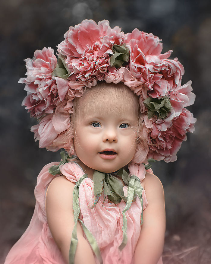 I Hand Make Costumes For Photoshoots With My Adopted Little Girl With Down Syndrome