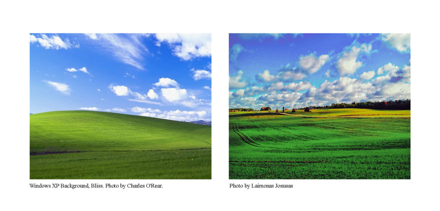I Captured The Look-Alike Of The Worlds Most Famous Windows Xp Desktop Background Picture