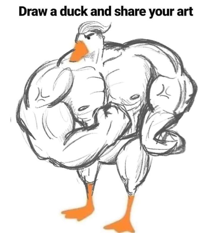 Featured image of post Draw A Duck And Share Your Art Template So when the facebook page smol animol memes asked their followers to draw a duck and share your art people responded in droves with some incredibly creative offerings