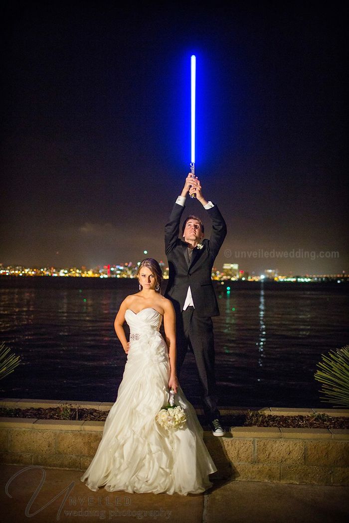  couple has star wars wedding dark 