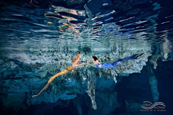 I Discovered Two Mermaids In Mexicos Cenotes