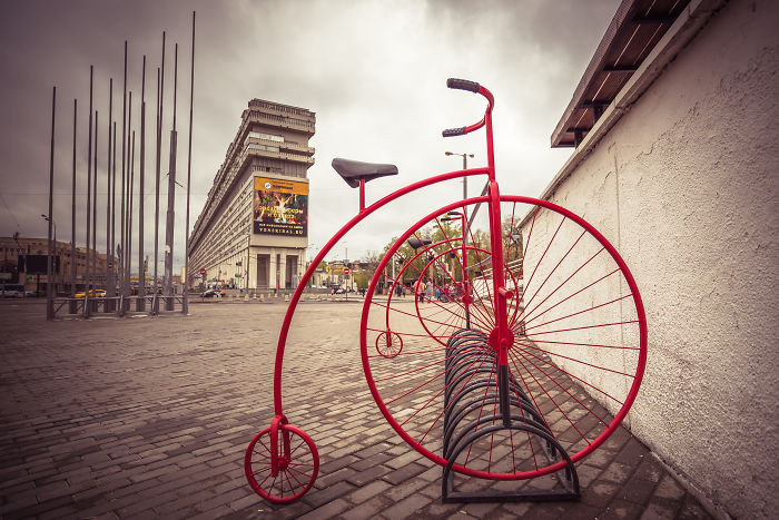  photograph bicycles around world 