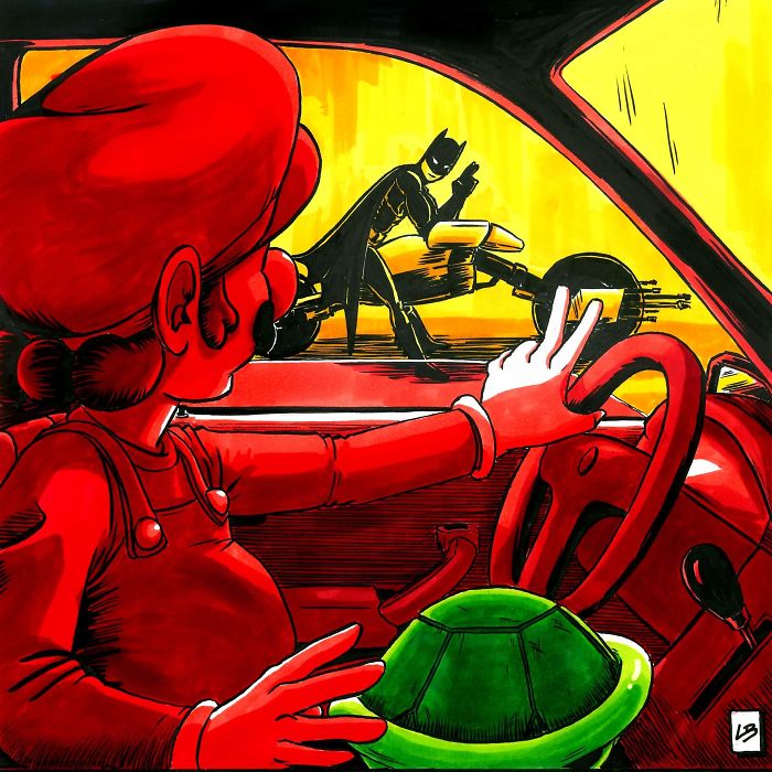 Mario vs. Batman