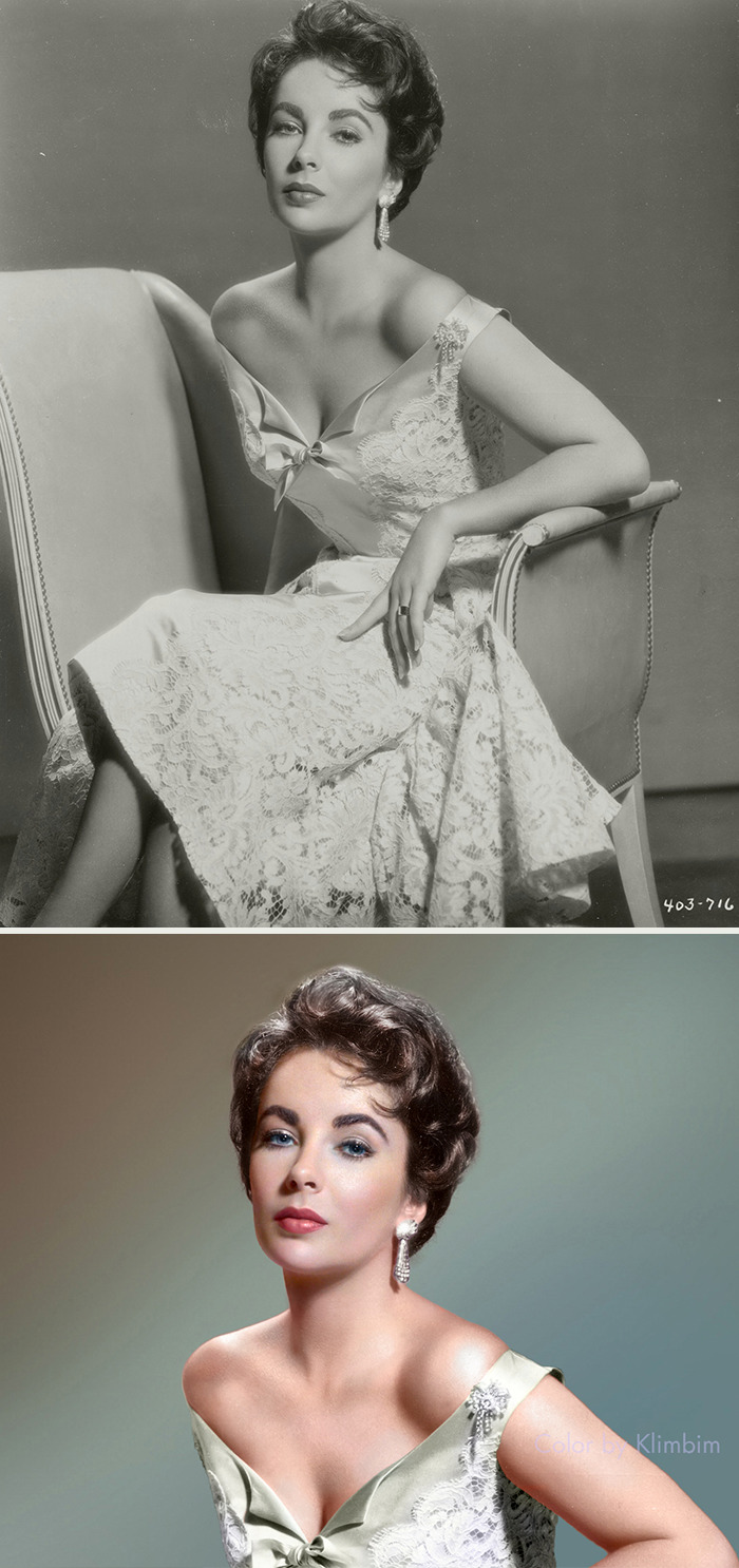  classical hollywood stars colorized russian artist pics 