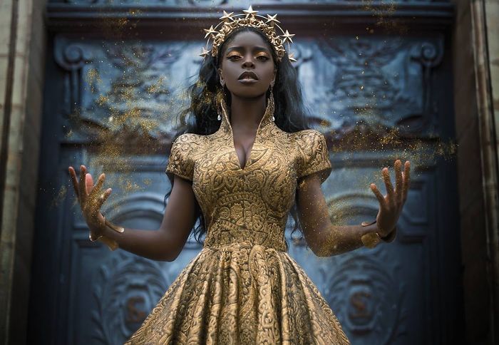 Twitter User Shares Black Women In Fantasy Photos Because Their Presence Is Small (44 Pics)