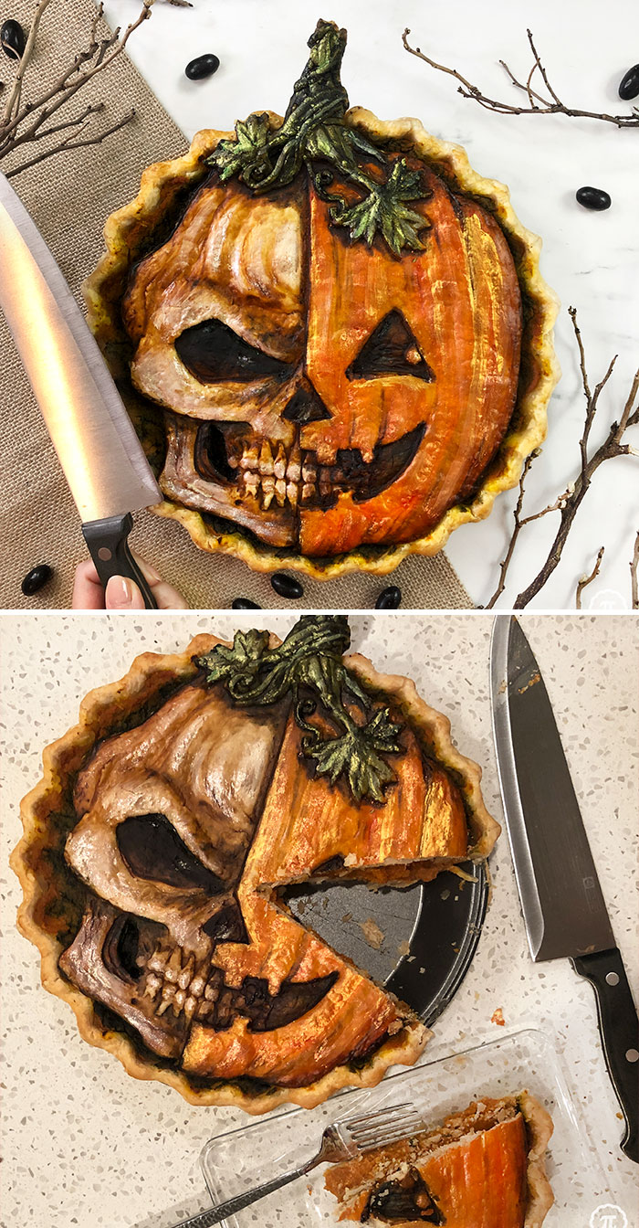 Baker Comes Up With The Spookiest Halloween Pies, And Here Are 29 Of Her Best Ones (New Pics)