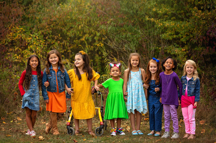  photographed eight beautiful girls show diversity love 