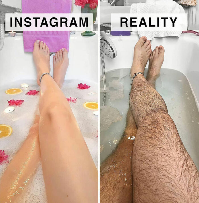  woman mocks perfect instagram photos shows what 