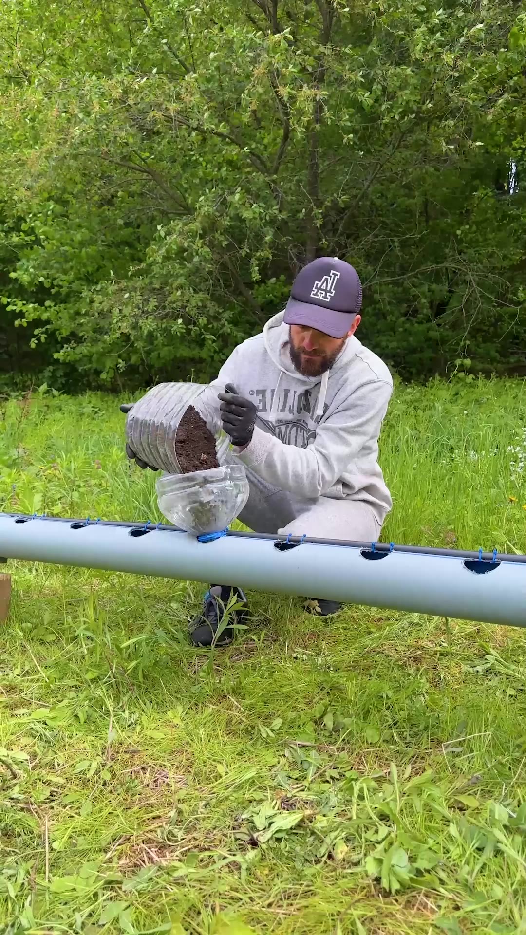PVC Self-Watering Garden System
