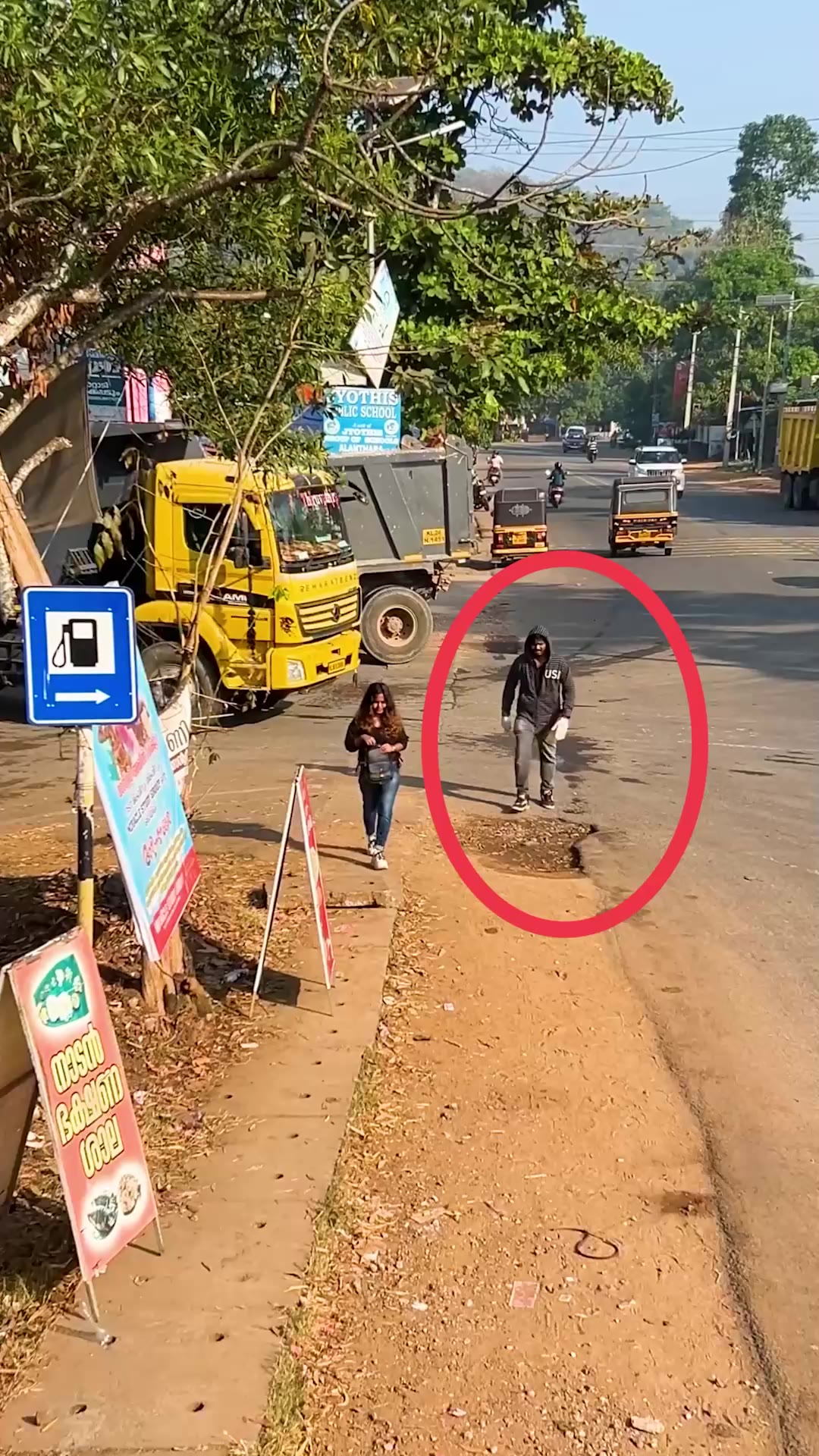 Trucker Safes A Young Girl