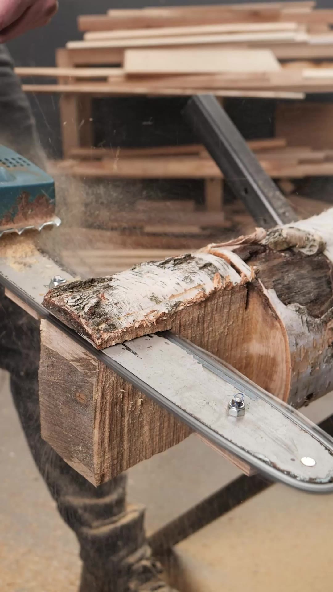 Need a Bench? Quick DIY From Logs