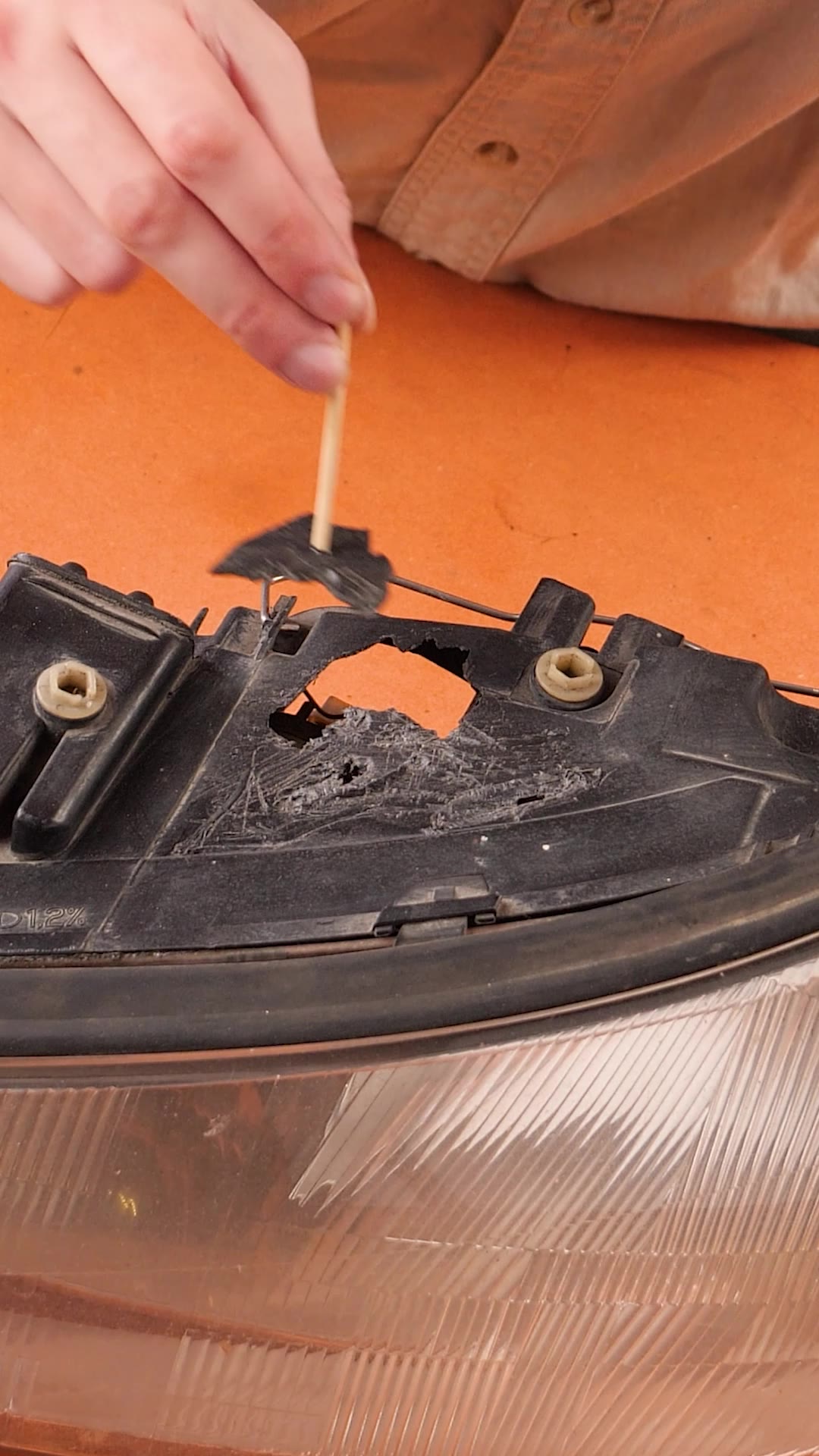 Broken Front Light? Fix It With Soda!
