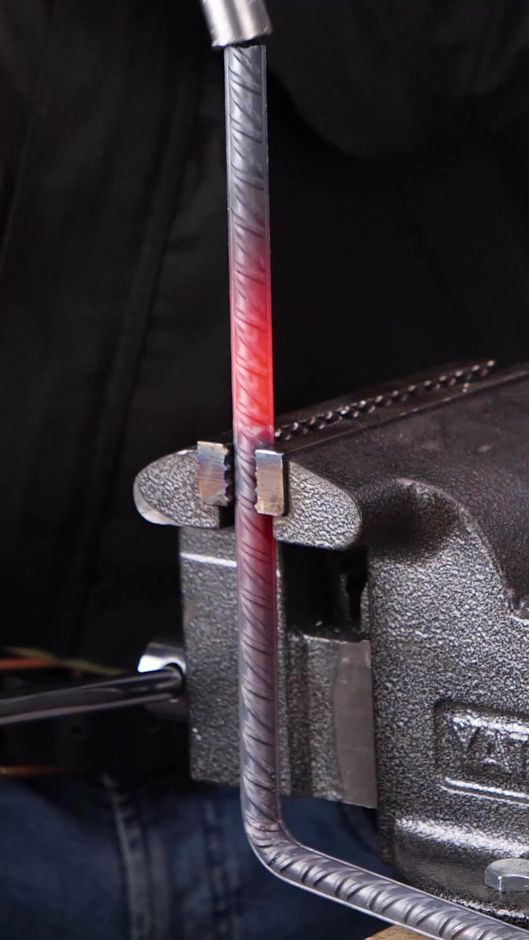 Rebar Bending Into Handy Locks