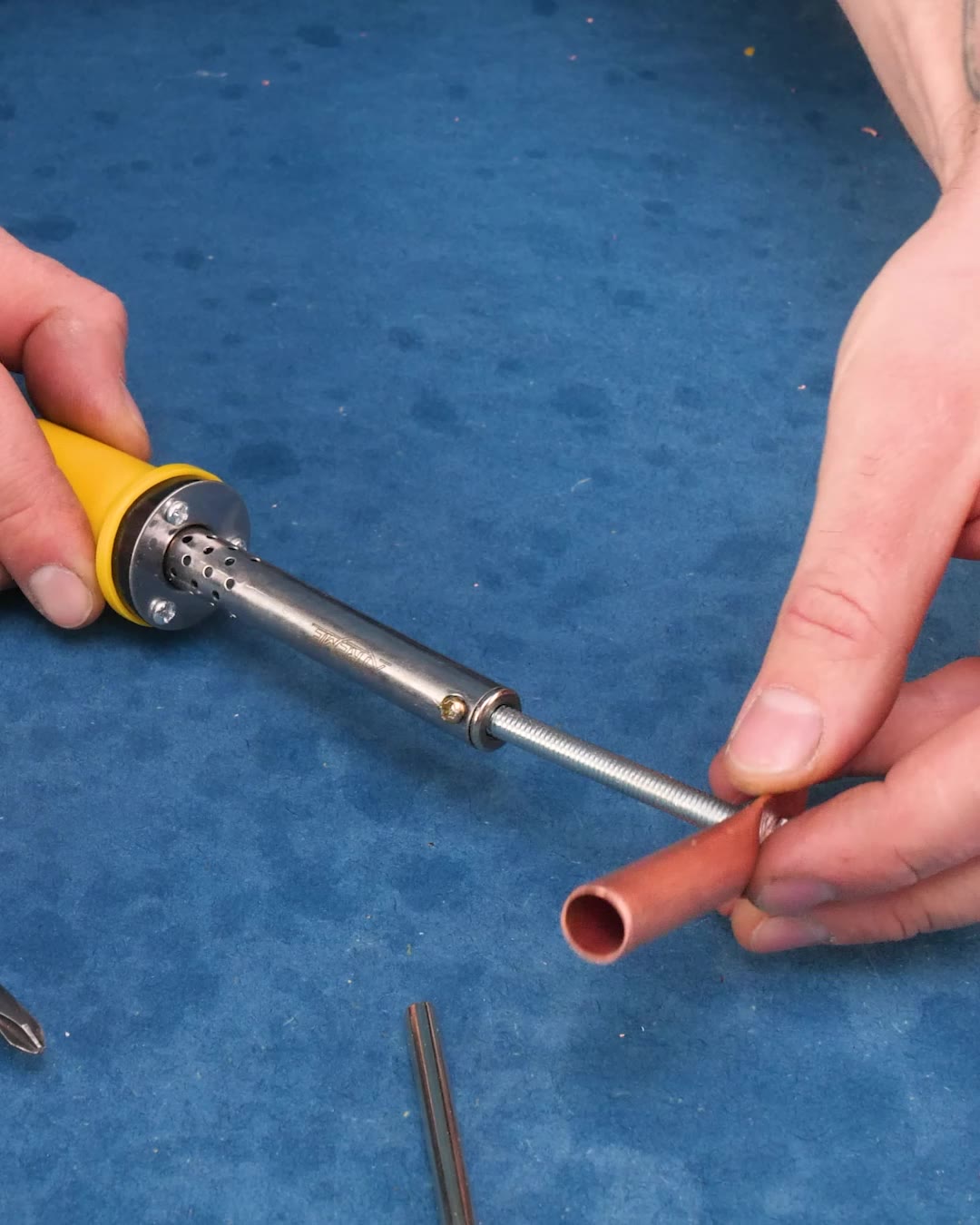 Solder Wires Inside a Copper Pipe!