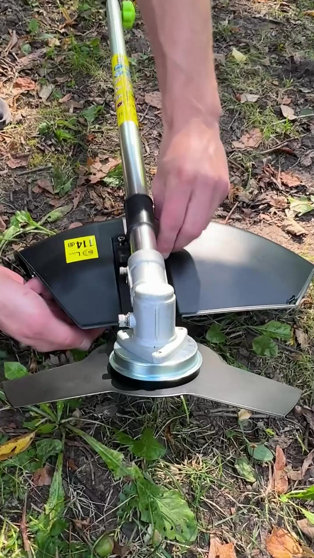 Pumping water with a trimmer