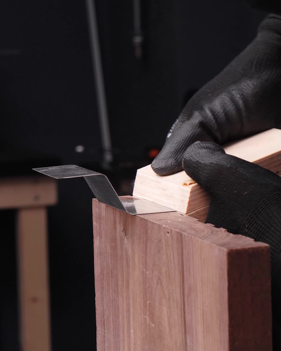Bend metal into a cake knife!