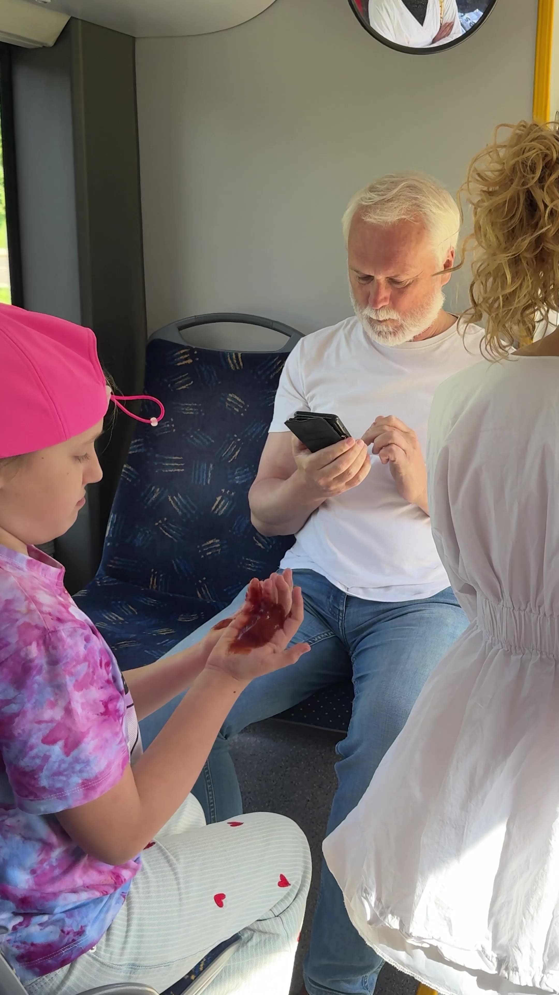 Rude Kid Gets Called Out by a Bus Passenger