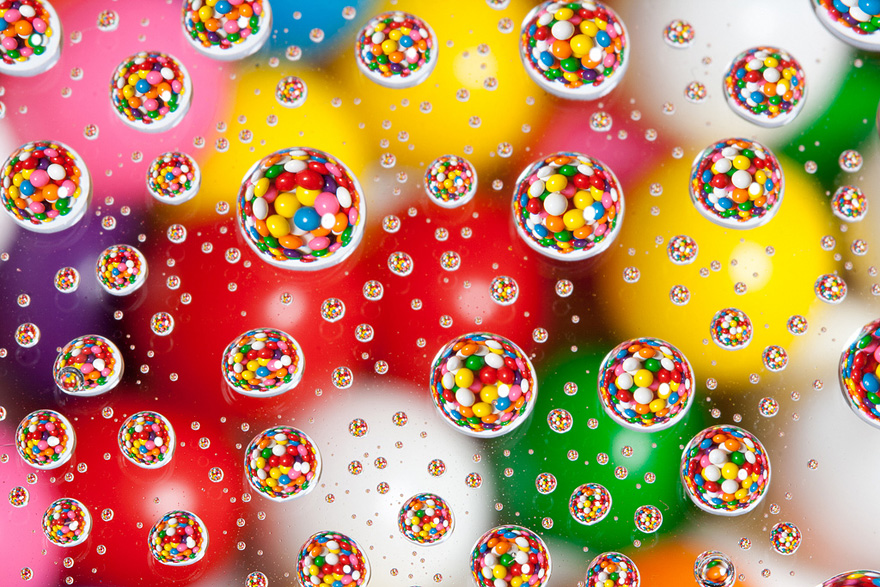 M&M’s In Water Drops