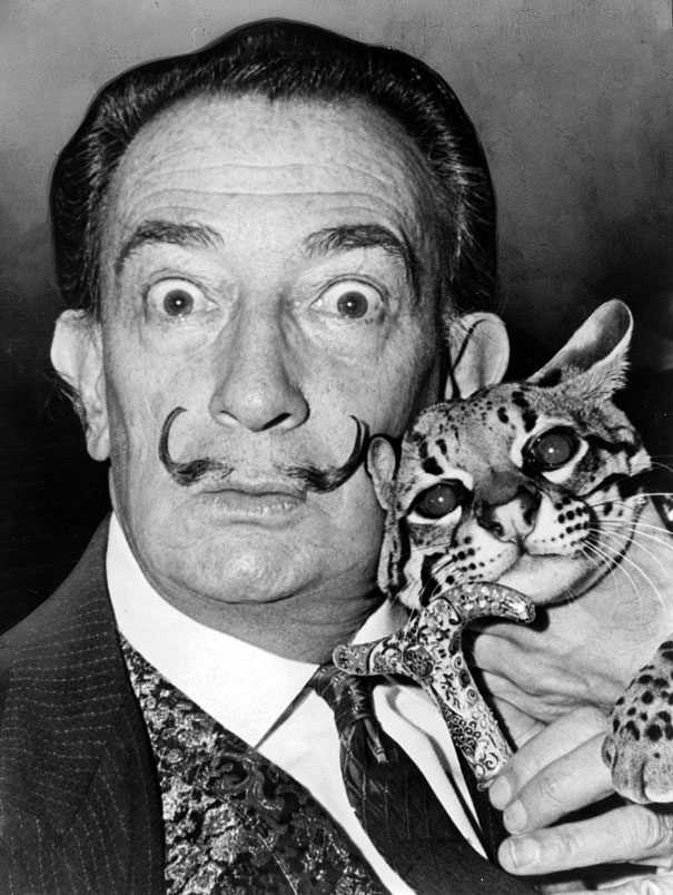 Famous Artists Photographed With Their Cats