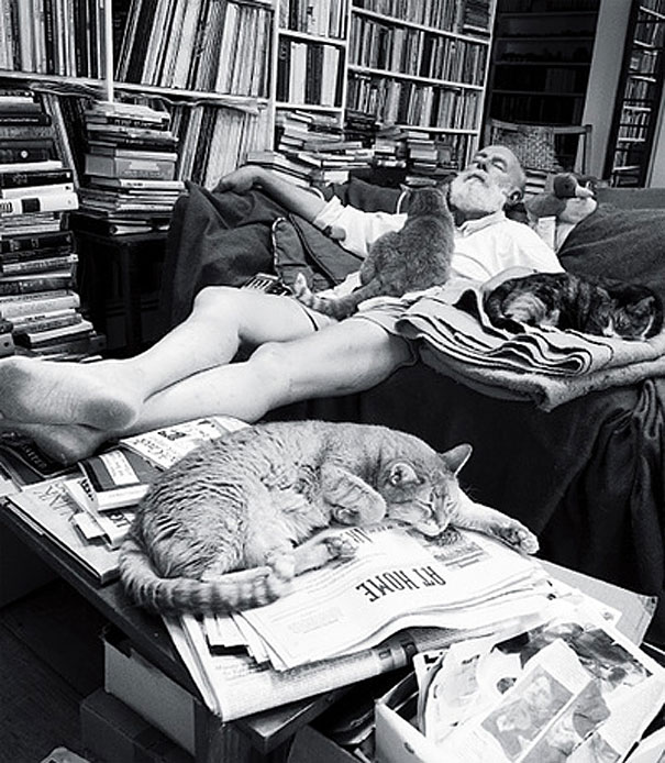 famous-artists-and-their-cats-14