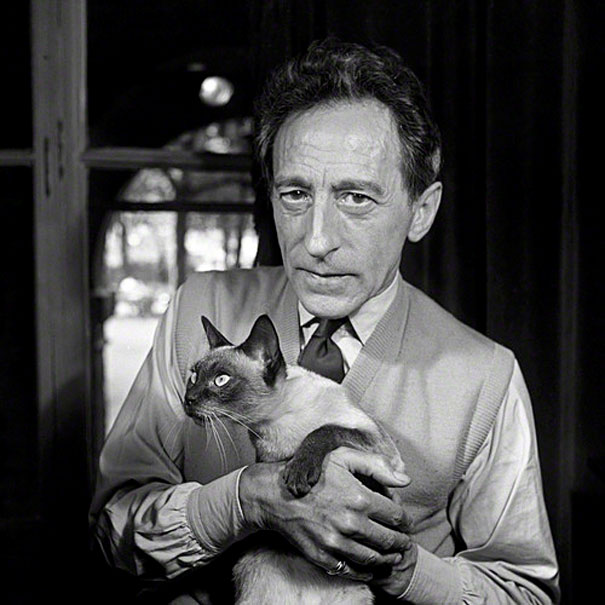 Famous Artists Photographed With Their Cats
