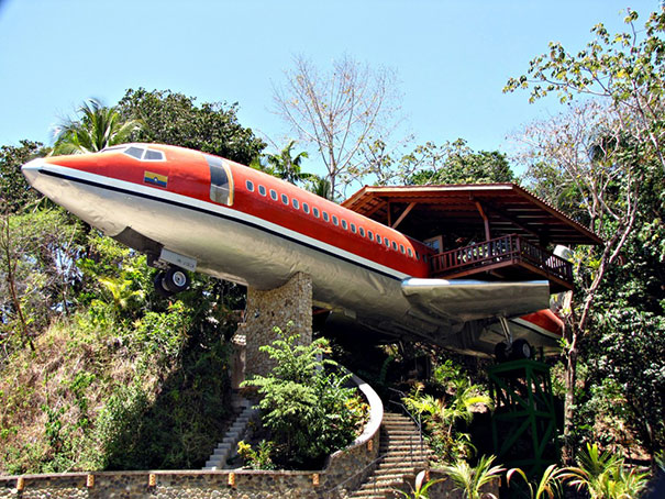 Vintage Boeing 727 Turned Into Luxorious Hotel
