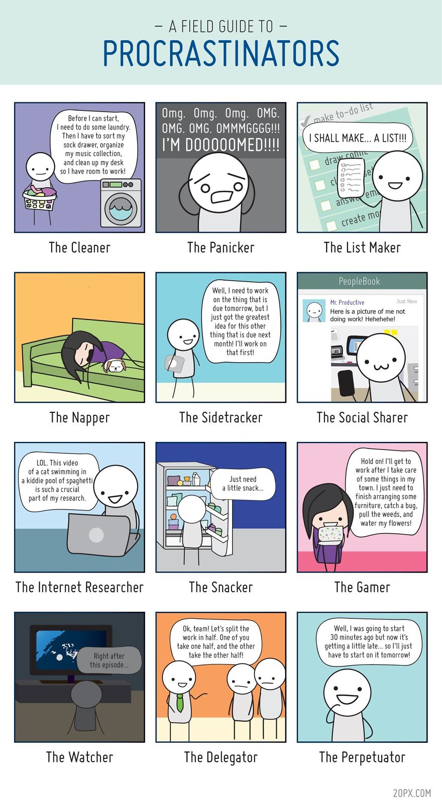 12 Ways To Procrastinate | Bored Panda