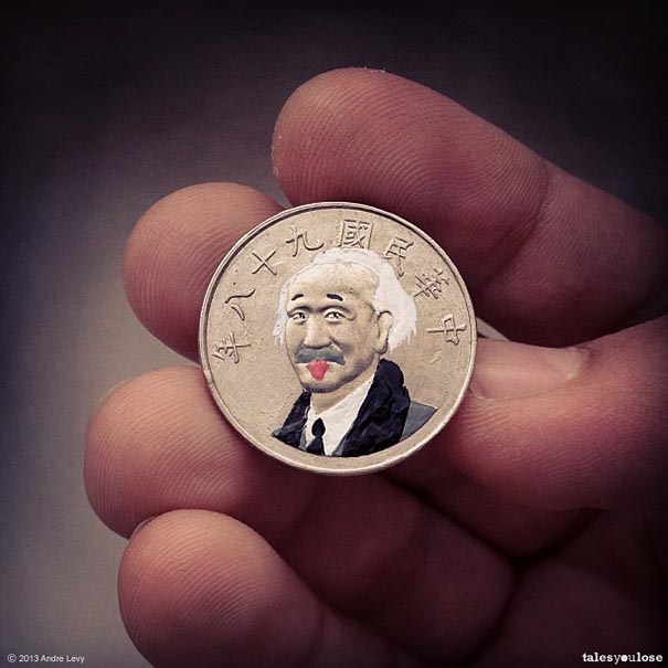 Brazilian Artist Transforms Coins Into Tiny Pop-Culture Portraits (22 pics)