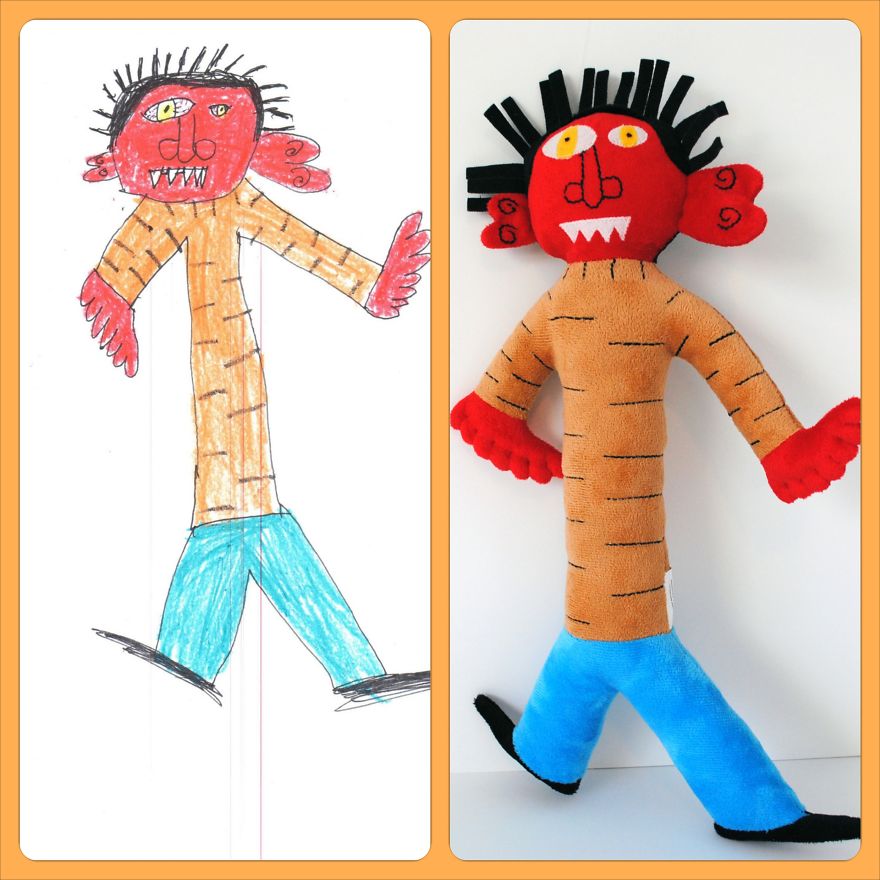 Watch This Designer Turn Kids Drawings Into Adorable Stuffed Animals