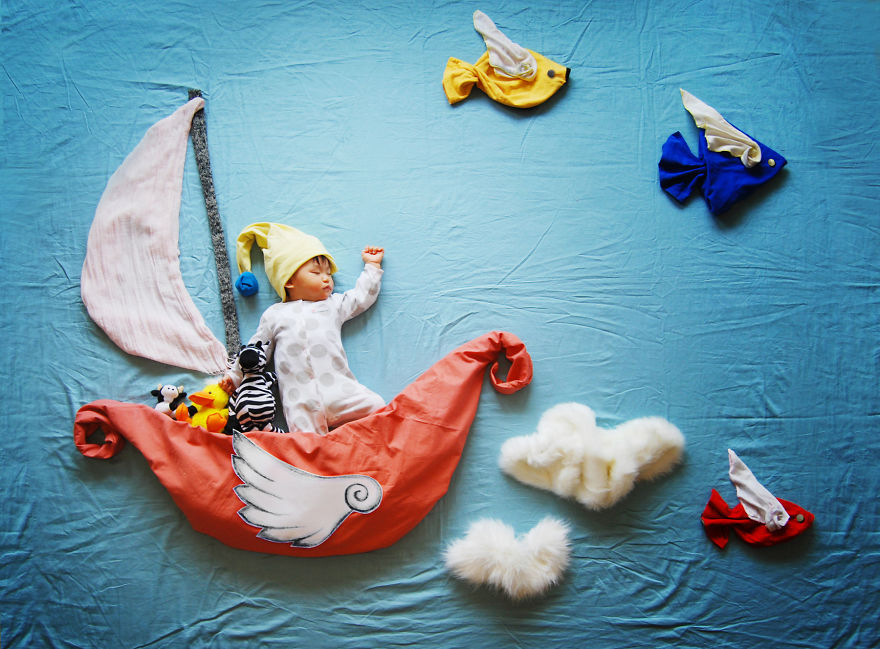 Creative Mom Turns Her Baby's Naptime Into Dream Adventures (Updated)