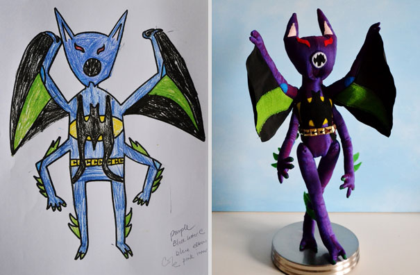 Artist Turns Kids’ Drawings Into Real-Life Plush Toys (30 Pics)