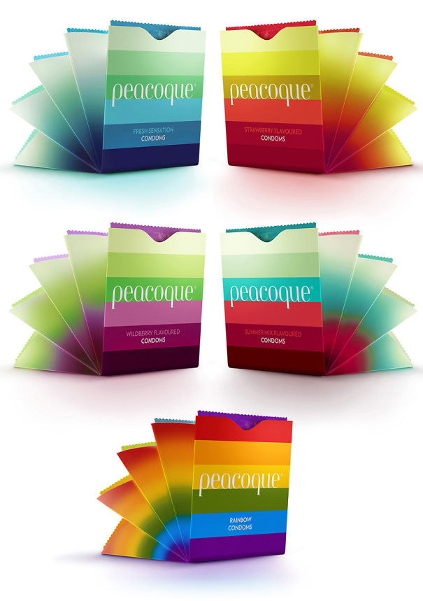 Peacoque - Innovative Condom Packaging