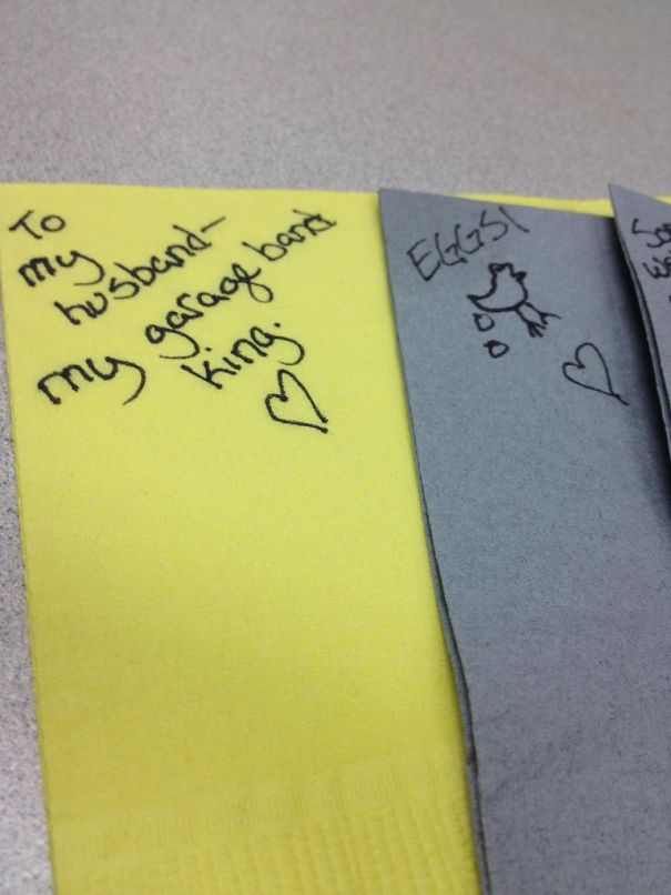 Husband Saves Wife's Cute Notes From Every Packed Lunch She Makes (8 pics)