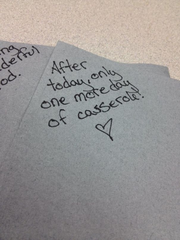 Husband Saves Wife's Cute Notes From Every Packed Lunch She Makes (8 pics)