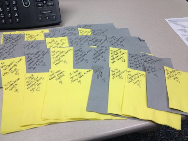 Husband Saves Wife's Cute Notes From Every Packed Lunch She Makes (8 pics)