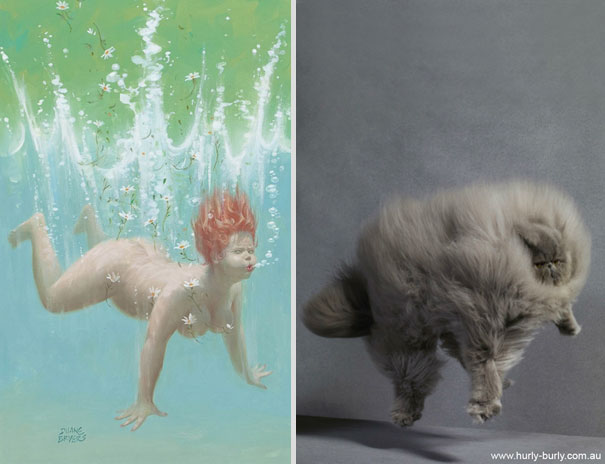 Cats That Pose Like Pin Up Girls (18 pics)