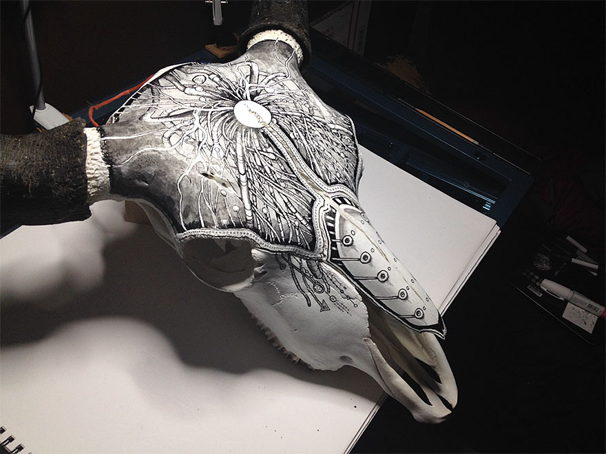 Incredible Animal Skull Art By Peter Deligdisch