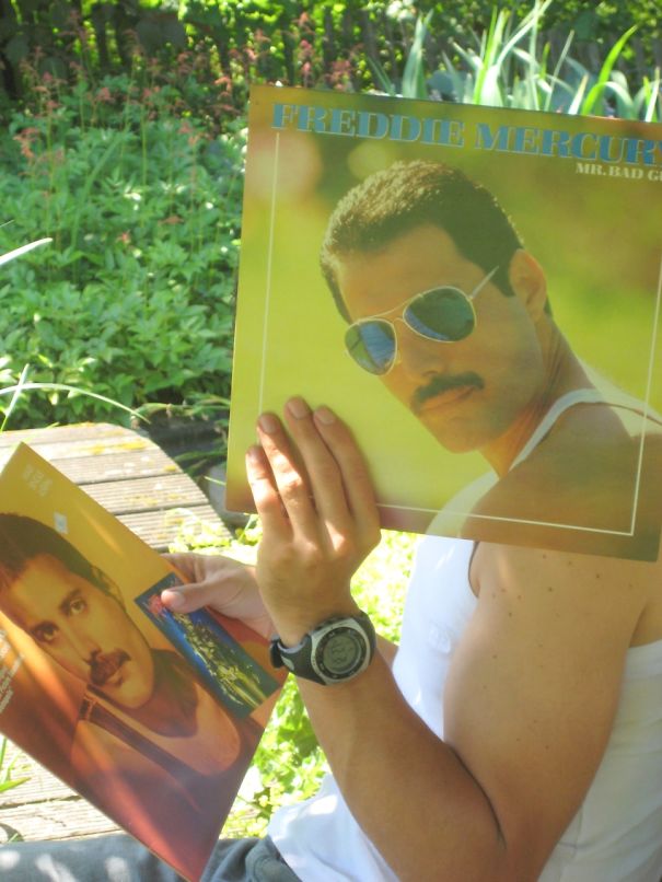 Sleeveface: Internet Trend Of People Posing With Old Vinyl Sleeves