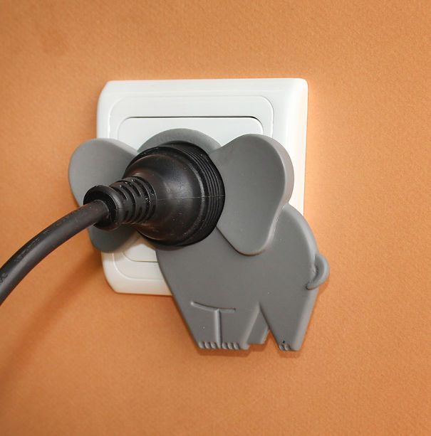 This Little Accessory Will Turn Your Wall Socket Into A Cute Elephant