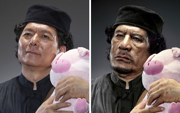 Bizarre Portraits Of Infamous World Leaders Embracing Stuffed Toys