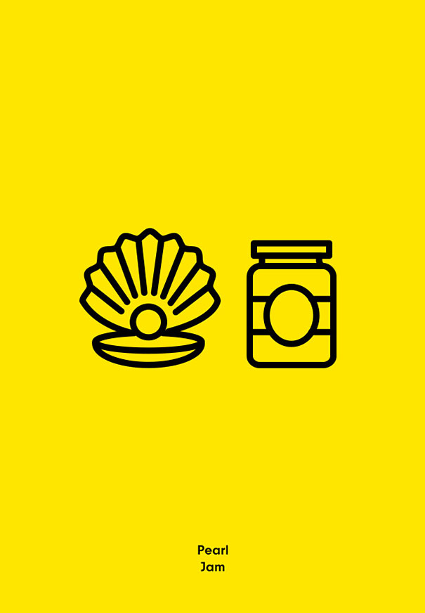 Guess The Names Of Famous Rock Bands In Their Minimalistic Literal Icons